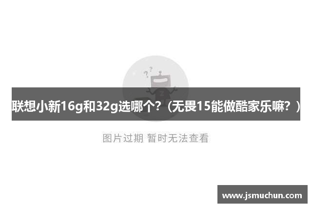 联想小新16g和32g选哪个？(无畏15能做酷家乐嘛？)